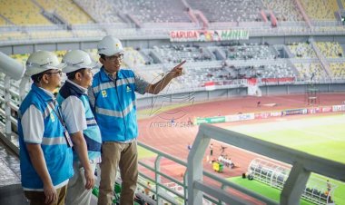 Dukung Kualifikasi Piala AFC U-20, PLN Suplai Pasokan Listrik di Gelora Bung Tomo