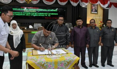 Seluruh Fraksi DPRD Situbondo Setuju Atas Ranperda P-APBD 2022