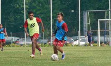 Persik Kediri Fokus Latihan Fisik Saat Jeda Pertandingan
