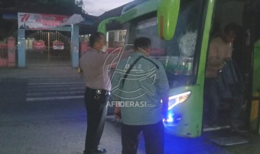 Terlibat laka dengan Bus, Pengendara Sepeda Tewas di Lokasi