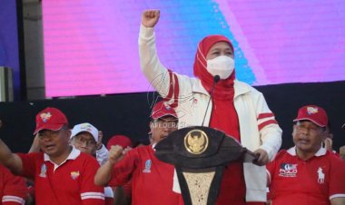 Hadiri Peringatan HAORNAS XXXIX, Ini Pesan Gubernur Khofifah