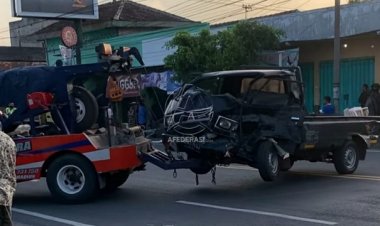 Kecelakaan Karambol di Jalan Raya Madiun - Surabaya Tiron, Satu Korban Tewas