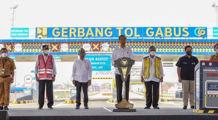 Jokowi Resmikan Jalan Tol Cibitung–Cilincing Sepanjang 27,2 Kilometer