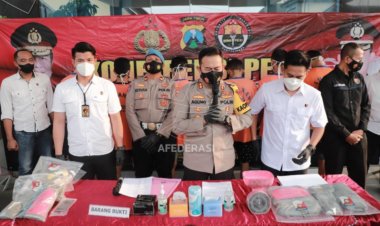 Operasi Sikat Semeru 2022, Polres Kediri Ungkap 16 Kasus