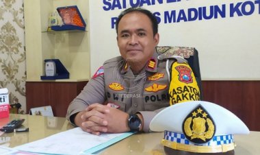 Puluhan Pemotor Terjatuh, Begini Tanggapan Kasatlantas Polres Madiun Kota
