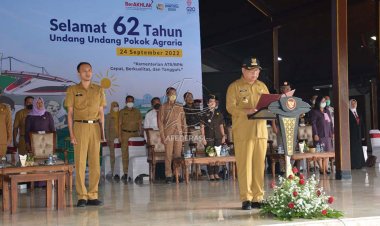 Bupati Maryoto Pimpin HUT ke 62 UUPA
