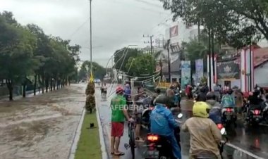 Empat Sungai Meluap, Rendam Wilayah Perkotaan Banyuwangi