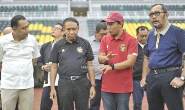 Persiapan  Piala Dunia U20, Menpora Tinjau Stadion GBT Surabaya
