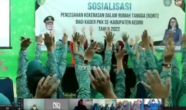 Cegah KDRT, Ketua PKK Kabupaten Kediri : Harus Berani Lapor