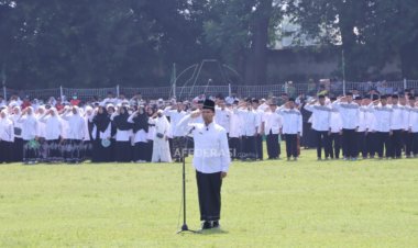 Peringatan HSN 2022, Ribuan Santri Kediri Padati Stadion Canda Bhirawa Pare