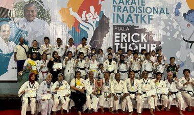 Borong Medali Emas, Jatim Juara Umum  Kejurnas Karate Tradisional
