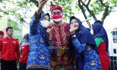 Tak Sekedar Seremonial, Ini Pesan Mas Dhito Peringati Sumpah Pemuda