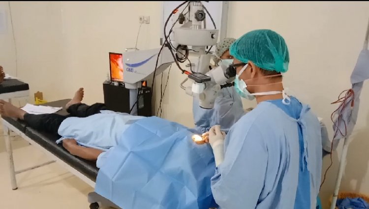 70 Pasien Penderita Katarak Ikuti Operasi Gratis di RSUD Besuki