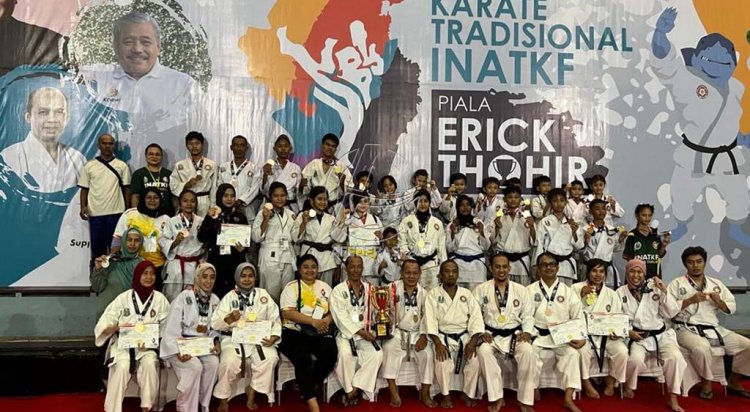 Borong Medali Emas, Jatim Juara Umum  Kejurnas Karate Tradisional