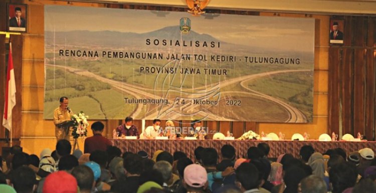 Pemkab Gelar Sosialiasi Pengadaan Tanah untuk Pembangunan Jalan Tol Kediri - Tulungagung