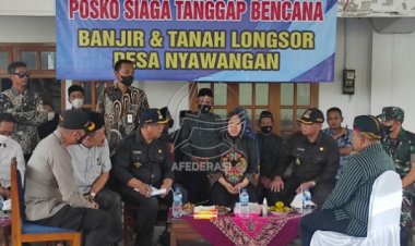 Pemkab Bakal Relokasi Warga Terdampak Longsor Desa Nyawangan