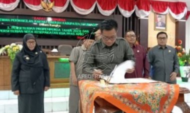 DPRD Setujui Nota Kesepakatan KUA PPAS APBD Tahun 2023