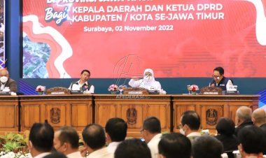 Gubernur Khofifah Ajak Bupati - Walikota Tingkatkan Mitigasi Bencana