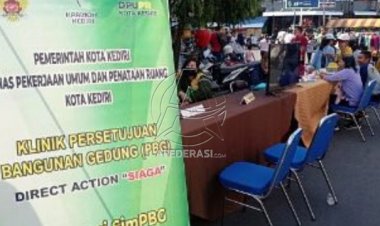 Dinas PUPR Kota Kediri Sosialisasikan PBG ke Pengunjung CFD