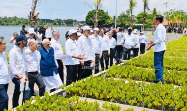 Pemimpin Negara G20 Kunjungi Tahura Ngurah Rai Bali