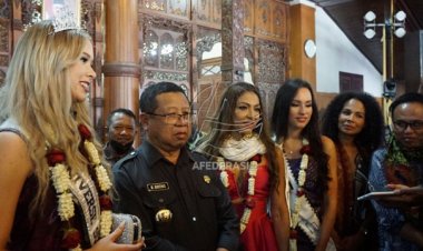 Bupati Tulungagung Terima Kunjungan Miss Universe Switzerland 2022