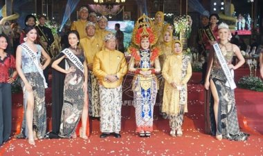 Miss Universe Switzerland Meriahkan Puncak Hari Jadi Kabupaten Tulungagung