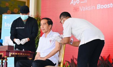 Presiden Jokowi Ajak Masyarakat Vaksinasi Booster Covid-19