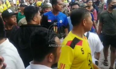 Saling Tuding Pemain Sewaan, Pertandingan Bola Voli Nyaris Tawur