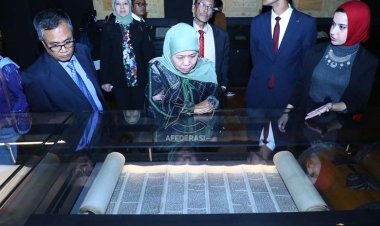 Khofifah Jajaki Kerjasama Dengan Perpustakaan Bibliotheca Alexandrina Mesir