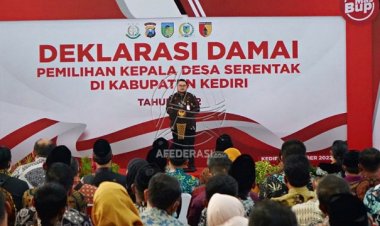 Pilkades Serentak, Mas Dhito Berharap Kades Terpilih Mau Bekerja untuk Rakyat