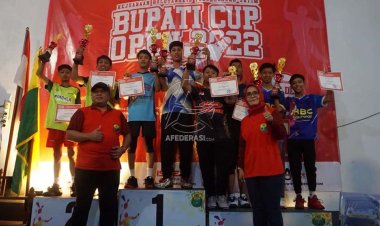 Resmi Ditutup, Bulutangkis Bupati Cup Open 2022 Lahirkan Atlet Berprestasi