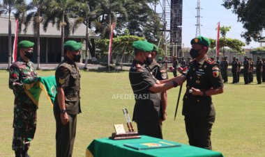 Dandim 0809 Kediri Resmi Dijabat Letkol Inf Aris Setiawan