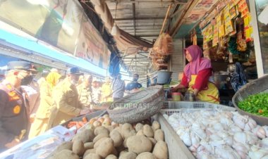 Menjelang Nataru, Bupati Maryoto Lakukan Sidak Bapok