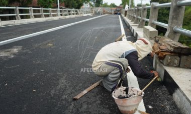 Besok Lusa Jembatan Ngadi Bisa Dilewati Dengan Normal