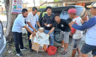 Polisi Kediri Sita 117 Ribu Butir Pil Doble L dari Pedagang Kelapa