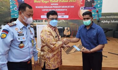 361 Narapidana Nasrani di Jatim Dapat Remisi Khusus Natal