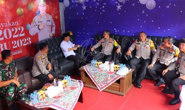 Tinjau Pos Pengamanan Nataru, Irwasda Polda Jatim Apresiasi Polres Trenggalek