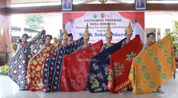 Batik Sekar Ndaru Gondang Jadi Program Desa Berdaya