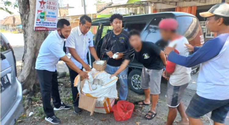 Polisi Kediri Sita 117 Ribu Butir Pil Doble L dari Pedagang Kelapa