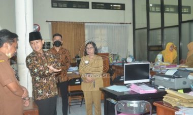 Awal 2023, Bupati Arifin Sidak Pelayanan di RSUD dr Soedomo