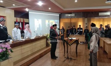 KPU Lantik Anggota PPK, Bupati Situbondo Ingatkan Agar Jaga Integritas