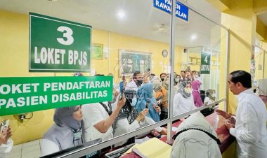 Jokowi Cek Pelayanan BPJS Kesehatan di Pekanbaru