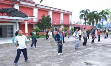 Wakil Bupati Asahan Hadiri Laga Sepakbola Persahabatan