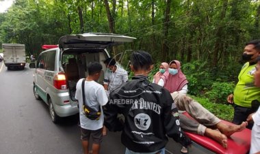Terlibat Adu Banteng, Sopir Tergencet Body Truk
