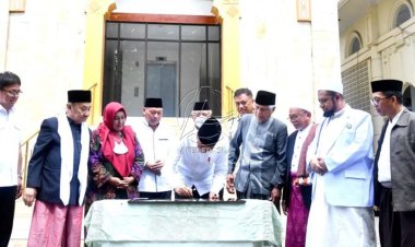 Jokowi Resmikan Penataan Kawasan Masjid Ahmad Yani Kota Manado