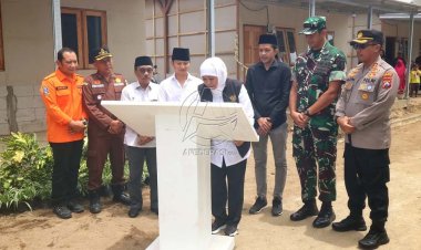 Gubernur  Khofifah Resmikan Huntap di Trenggalek