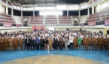 KPU Kabupaten Asahan Lantik Ratusan PPS, Bupati: PPS Harus Kuasai Regulasi