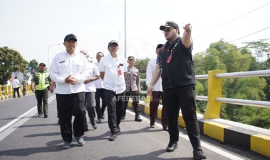 Dua Jembatan di Kediri Diresmikan, Salah Satunya Penghubung Kediri - Tulungagung