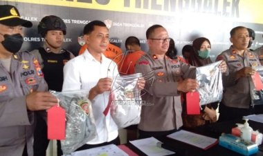 Polres Trenggalek Ciduk Empat Terduga Pelaku Pengeroyokan di Watulimo