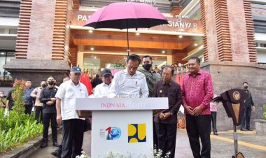 Resmikan Pasar Seni Sukawati Bali, Begini Pesan Jokowi